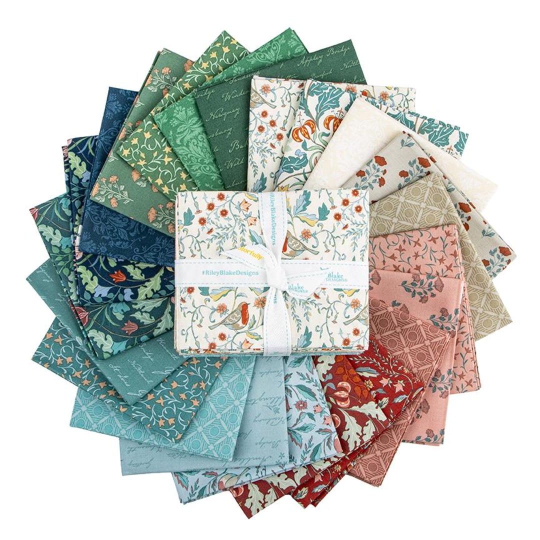 PREORDER Riley Blake Ambleside Fat Quarter Bundle - Floral Fabric - Etsy