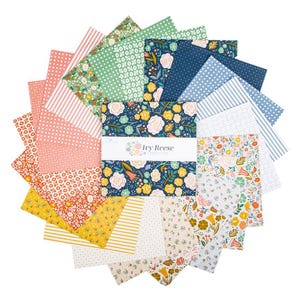 PREORDER Riley Blake Ivy Reese  layer Cake - 10 ” Stacker - Floral Layer Cake - Baby Fabric - floral fabric