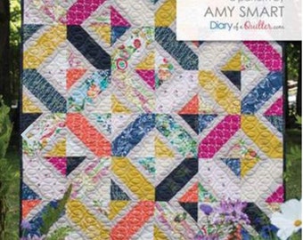 Amy Smart Double Cross Quilt Pattern - Fat Quarter Pattern
