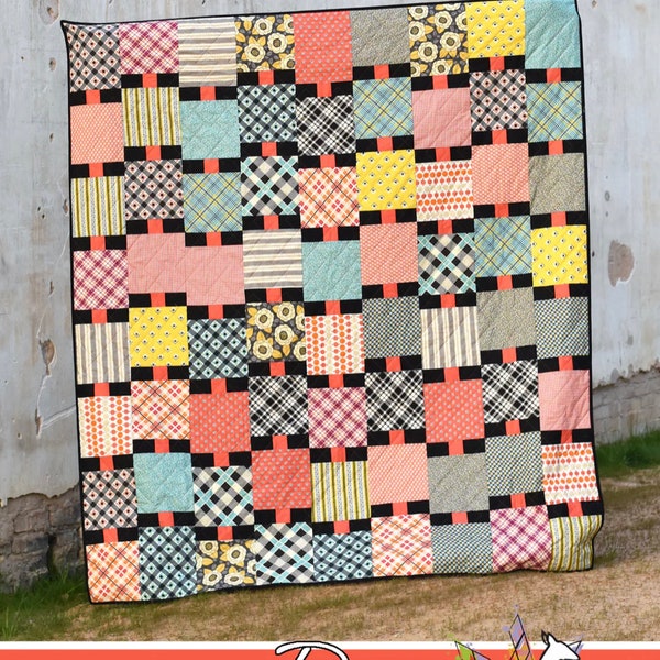 Villa Rosa Designs Beaded pattern - fat quarter quilt pattern - villa rosa