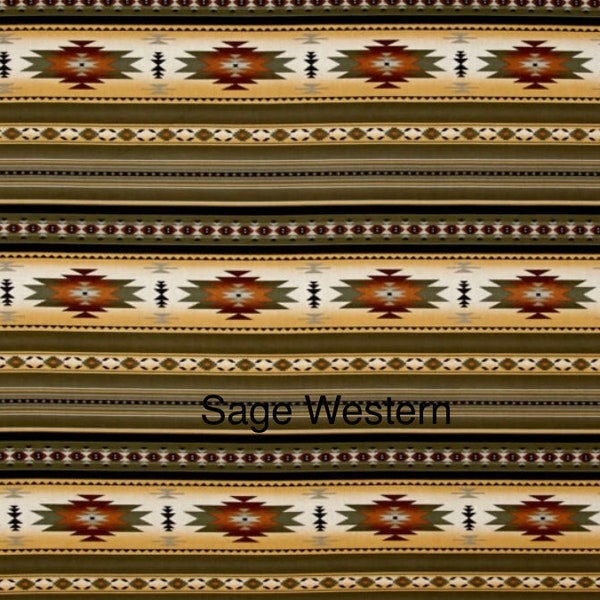 Elizabeths Studio Tucson Sage Serape Cotton Fabric - Fiesta fabric - fiesta stripe fabric - Mexican fabric -