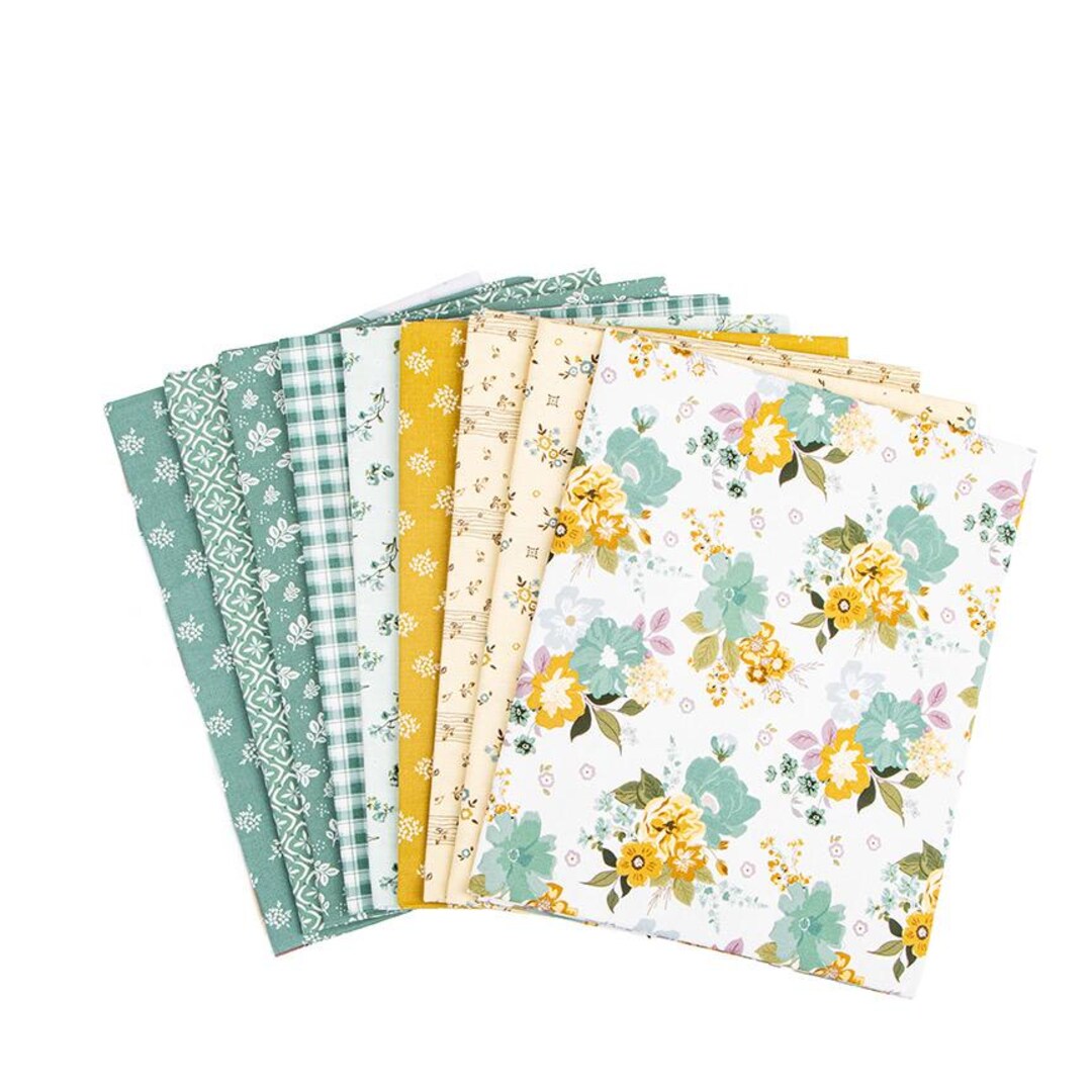 IN STOCK Riley Blake Renew Mini Fat Quarter Bundle – Floral Fabric ...