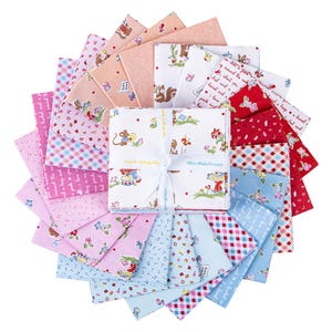 PREORDINA Riley Blake Love Notes Fat Quarter Bundle - tessuto floreale - Fat Quarter floreali - Riley Blake Fat Quarter Bundle -