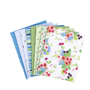 VORBESTELLUNG Riley Blake Cloudburst 8 Stück Mini Fat Quarter Bundle - floraler Stoff - florale Fat Quarters - Riley Blake fat Quarter Bundle -