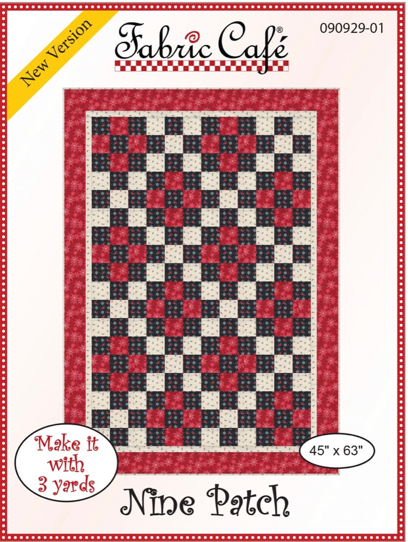 Checker Fabric Cafe's Attraction Quilt Pattern