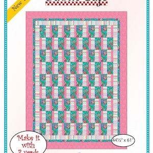 Fabric Cafe Simply Strips Pattern  3 Yard Quilt Pattern - Quilt Pattern - Fabric Cafe Pattern - 3 yard quilts