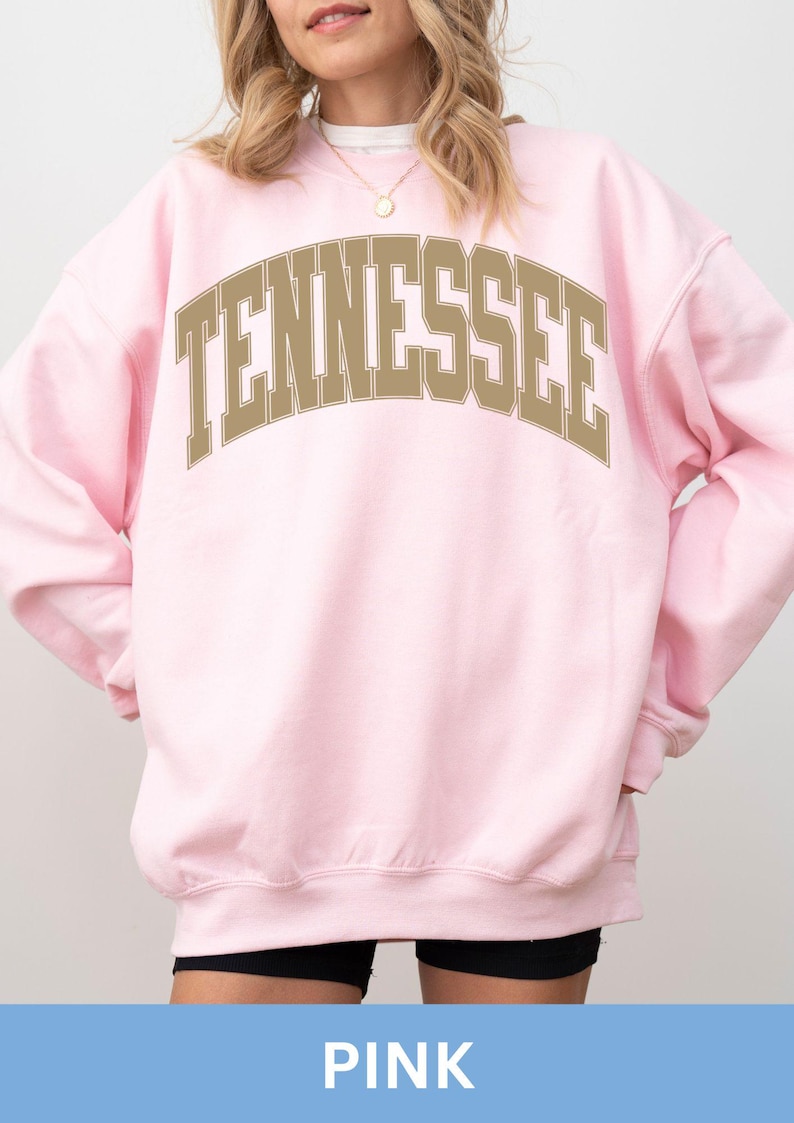 Tennessee Sweatshirt, Oversized Sweatshirt, Tennessee Shirt, Tennessee Hoodie, Youth Sweatshirt, TN, Tennessee Gift, Hometown, Knoxville image 2