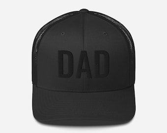 Dad Embroidered Trucker Cap, New Dad Gift, Dad Pregnancy Reveal, Dad Hat, Father&#39;s Day Gifts from Kids, Birthday Gift for Dad, Gift for Him