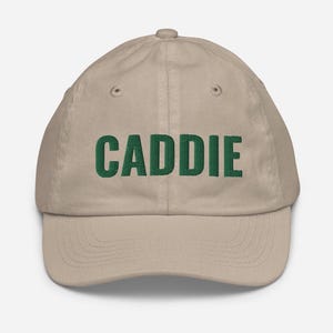 Caddie Youth Hat, Kids Caddie Outfit, Hole in One Outfit, Toddler Hat, Youth Hat, Golf Hat, Golf Party, Hole in One Birthday, Golf Birthday image 7
