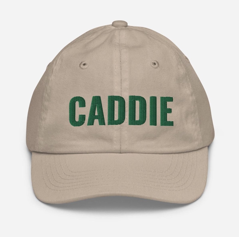 Caddie Youth Hat, Kids Caddie Outfit, Hole in One Outfit, Toddler Hat, Youth Hat, Golf Hat, Golf Party, Hole in One Birthday, Golf Birthday image 7