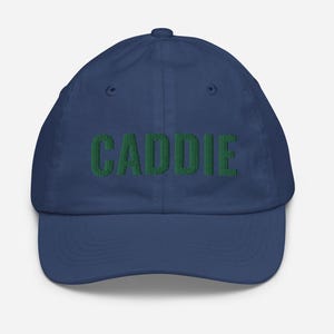Caddie Youth Hat, Kids Caddie Outfit, Hole in One Outfit, Toddler Hat, Youth Hat, Golf Hat, Golf Party, Hole in One Birthday, Golf Birthday image 4