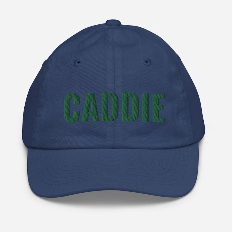 Caddie Youth Hat, Kids Caddie Outfit, Hole in One Outfit, Toddler Hat, Youth Hat, Golf Hat, Golf Party, Hole in One Birthday, Golf Birthday image 4