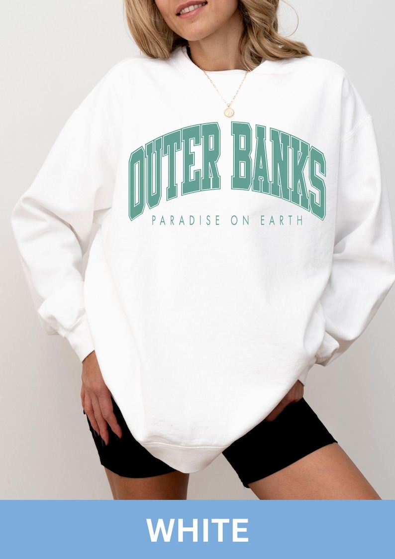 Outer Banks Comfort Colors Sweatshirt, OBX Sweatshirt, Oversized