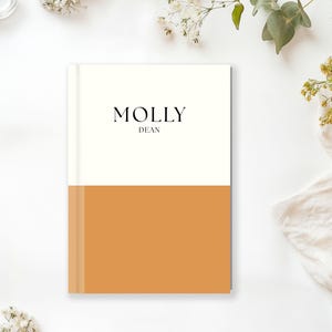 Minimal Custom Journal, Custom Birthday Gift, Personalized Gift, Journal, Gift for Her, Teacher Gift, Student Gift, Graduation Gift, Modern