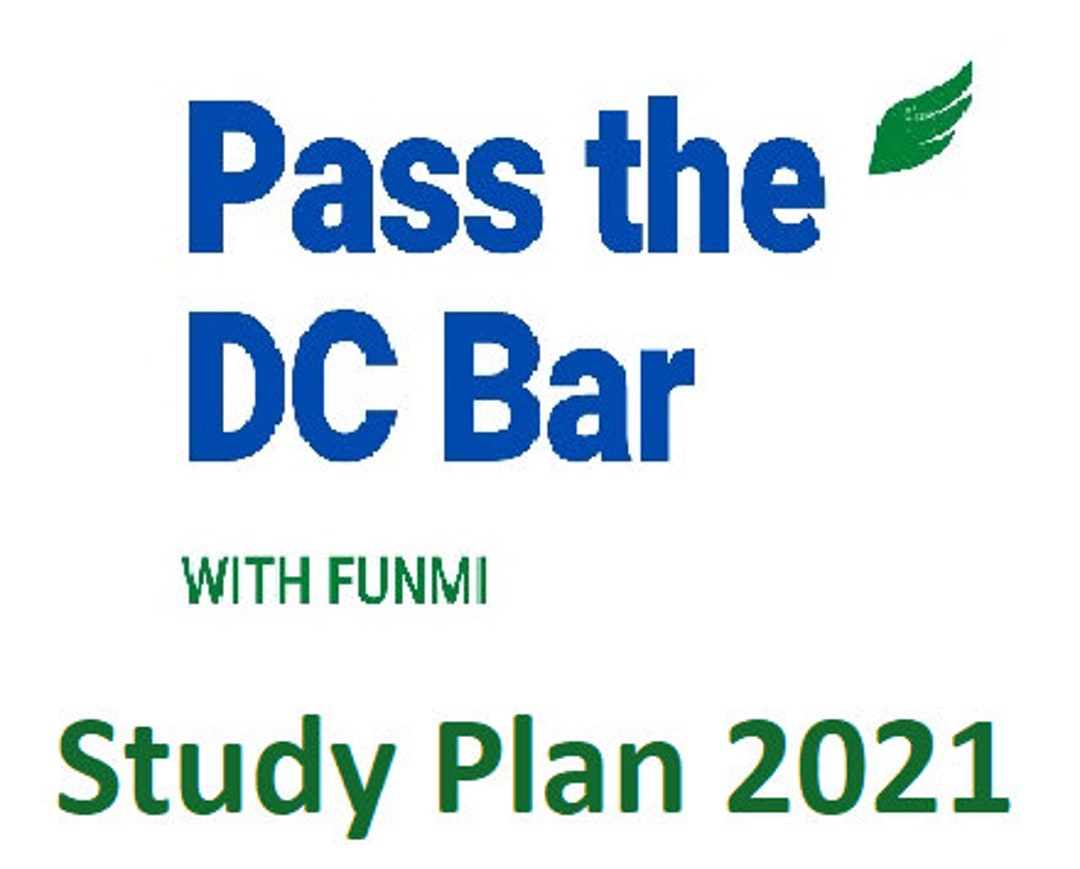 Pass the DC Bar Exam in 2021 DC Bar Exam 2021 Resources for Etsy