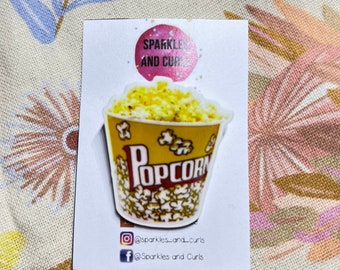 Popcorn Acrylic Brooch