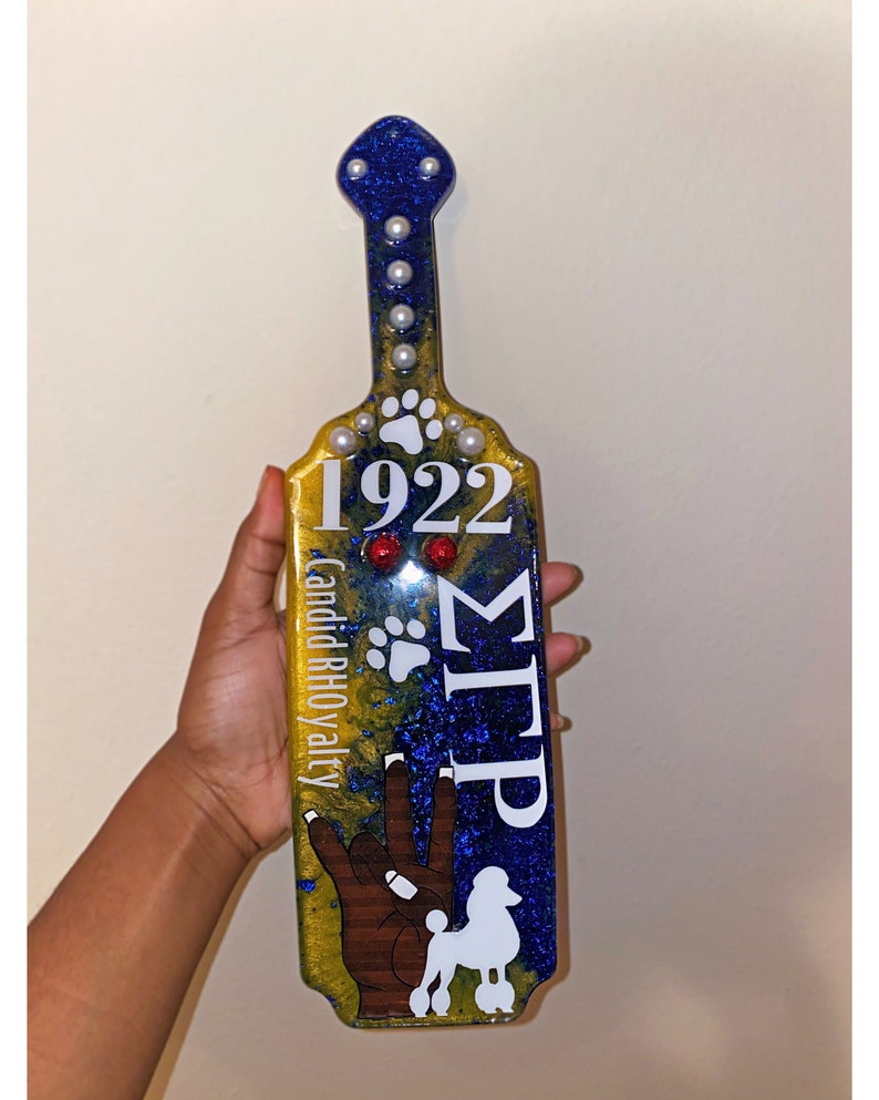 Custom Greek Paddle Etsy