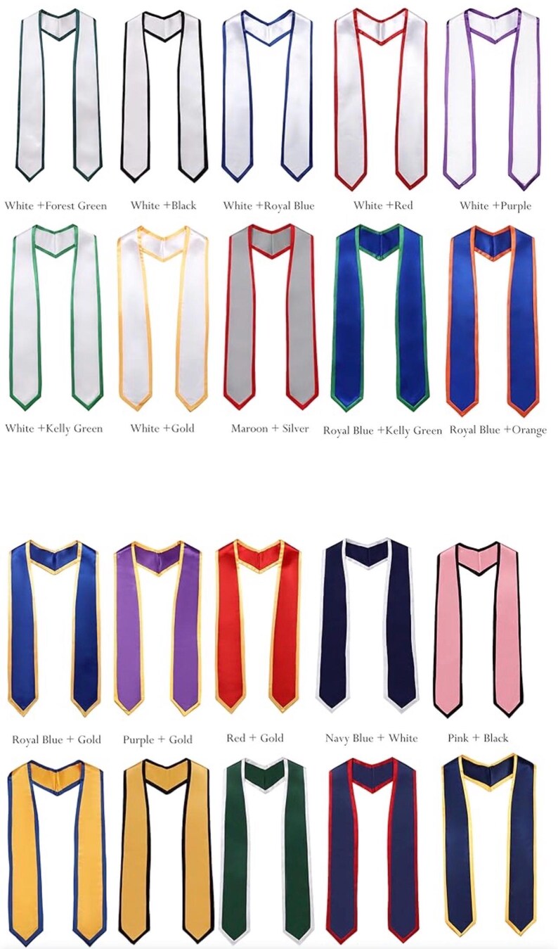 Custom Graduation Stole - Etsy