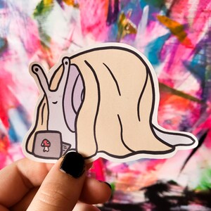 Sticker escargot mignon | Des bestioles douillettes
