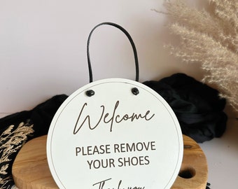 Remove Your Shoes | No Shoe Sign | Front Door Sign | Take Your Shoes Off | Remove Your Shoes Please