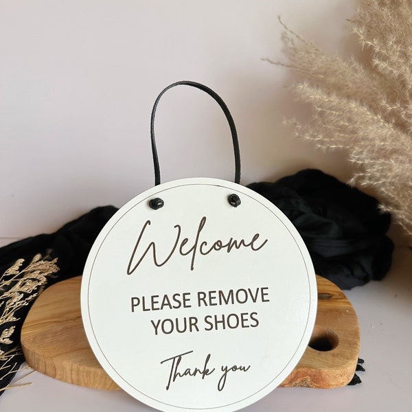 Remove Your Shoes | No Shoe Sign | Front Door Sign | Take Your Shoes Off | Remove Your Shoes Please