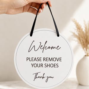 Remove Your Shoes | No Shoe Sign | Front Door Sign | Take Your Shoes Off | Remove Your Shoes Please