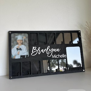 Letrero de foto del año escolar / Marco de fotos personalizado / Marco de fotos para niños / Marco de fotos escolar desde preescolar hasta graduación / Marco de fotos