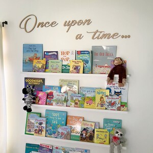 Once Upon A Time Wooden Sign, Nursery Wall Decor With 20