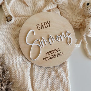 Pregnancy Announcement | Maternity Photo Props | Baby Announcement | Baby Arriving Soon | Baby Announcement | Pregnancy Announcement