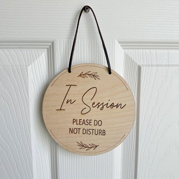 In Session Do Not Disturb | In Session Door Sign| Do Not Disturb| In Session | Door Sign | Meeting in Session | Wall Sign