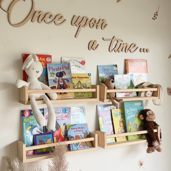 Once Upon A Time Wall Sign | Once Upon A Time Wall Sign Nursery Wall Decor | Kids Bedroom | Nursery Wall Decor