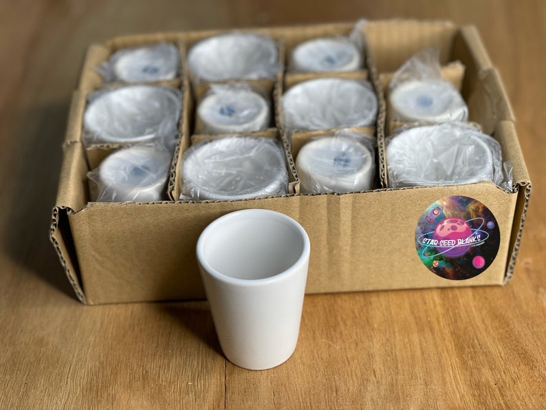 Sublimation Blank Ceramic Shot Glass Etsy UK
