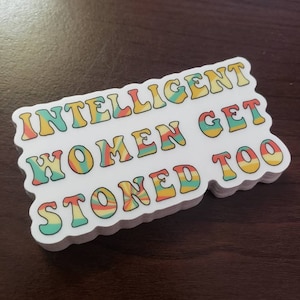 Womens sticker, groovy sticker, stoner sticker