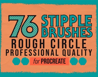 Stipple Brushes for Procreate