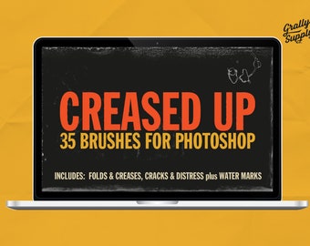 Creased Up Brush Pack for Photoshop