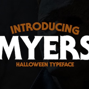 Myers Halloween-lettertype
