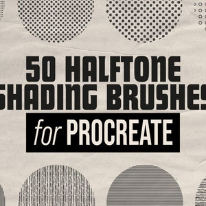 Halftone Brushes for Procreate