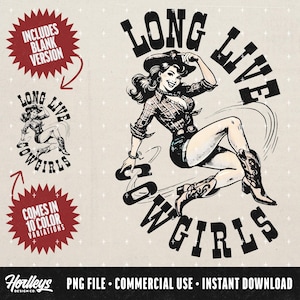 Cowgirl png | Western png | Trendy Western Designs | Western png | Trendy Shirt png | Long Live Cowgirls