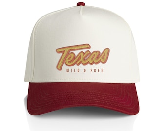 Texas Wild & Free Two Tone Snapback