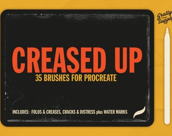 Creased Up Brush Pack for Procreate