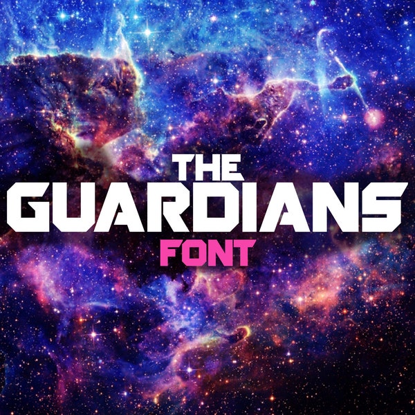 The Guardians Font OTF & SVG