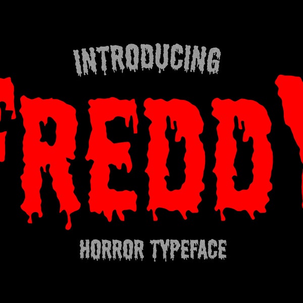 Freddy Halloween Font
