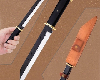 Viking Seax Knife Medieval Design with Micarta Wood Handle-Classic Look|MCV016