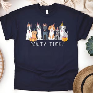 Pawty Time Toddler Shirt, Birthday Party Toddler Shirt, Funny Birthday Shirts, Toddler Birthday Tee, Matching Family Shirt, Pet Animal Shirt