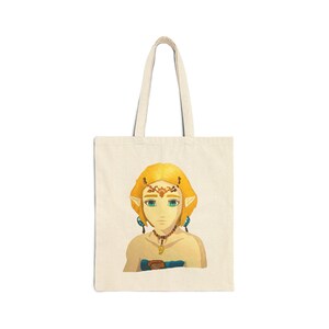 Anime Game Cotton Canvas Tote Bag Original artwork