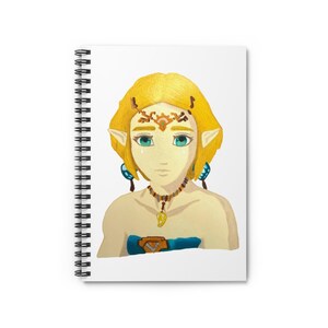 Anime Game Spiral Notebook - Ruled Line Original Artwork