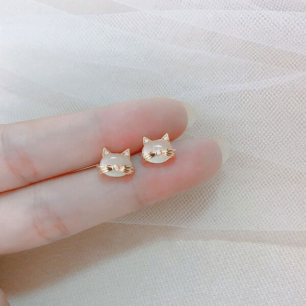 Cat Eye Earrings - Etsy