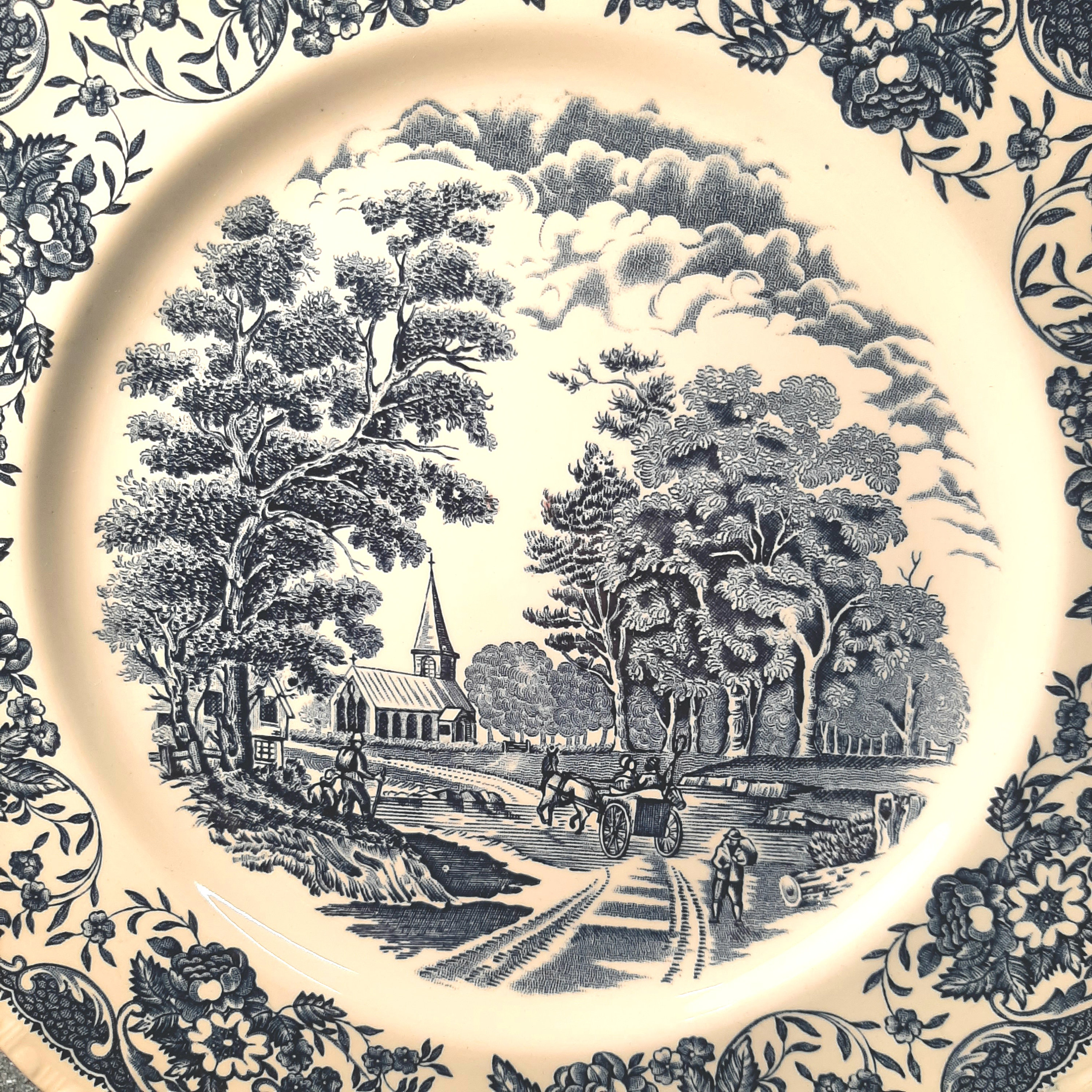  Tudor Wareコーチングタバーン セット5絵皿 Royal Tudor Wareコーチングタバーン セット5絵皿