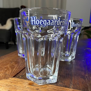 Vintage beer glass Hoegaarden. Price per pcs.