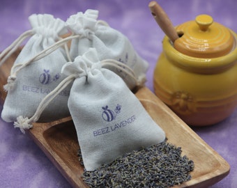 Lavender Sachets (Set of 3): Naturally Dried, Home Fragrance, Moth Repellent